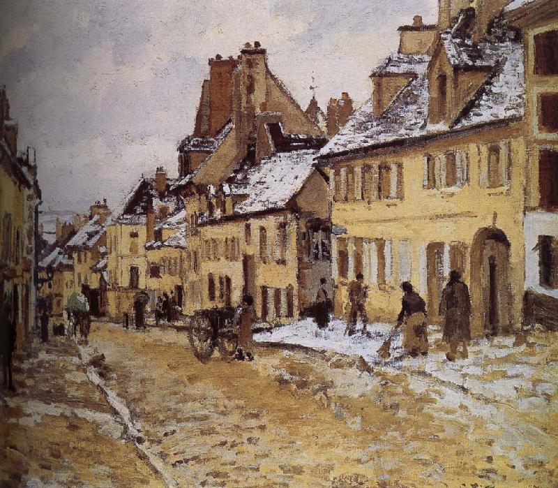 Camille Pissarro Leads to the loose multi tile this lucky Shao road china oil painting image